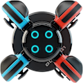 Miniatyrbild 3 av 3: Quadruple Joy-Con Laddare - 4-plats Switch Laddningsstation - Cha