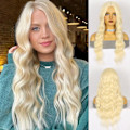 Miniatyrbilde 1 av 5: ##/Platinafarget, bølgete parykk for kvinner##/