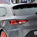 Pikkukuva 4 / 5: Auton ikkunan koristelista Seat Leon 5F FR Mk3 MK3.5 -malleille, takakaton siipi, sivureunan takaläppäspoileri