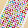 Pikkukuva 3 / 5: Rhinestone-tarrat (5 arkkiä monivärisinä), itseliimautuvat kristallit
