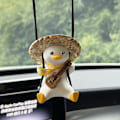 Miniatyrbillede 1 af 5: Ande (Guitar) Bilhængende Pynt Sød Bil Dekoration Bakspejl