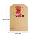 Miniatyrbilde 2 av 5: 2 x 3 tommers julekraftpapirklistremerker gaveklistremerker i 4 grafiske design, DIY-klistremerker (300 stk/rull)