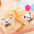 Miniatyrbild 3 av 4: ##/8 Par Halksäkra Strumpor för Babyflickor Pojkar 3D Djurmönster Set A 6-16 Månader##/