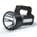 Erittäin tehokas LED-taskulamppu, 9600 mAh / 11000 lumenia / IPX4 Vesi