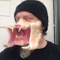 Pikkukuva 4 / 5: ##/Predator-naamio Cosplay Alien Suu Dreadlocks Sotilaat Halloween Rekvisiitta,##/