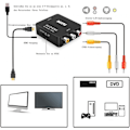 Miniatyrbild 2 av 6: ##/RCA till HDMI AV till HDMI-adapter 1080P HDMI RCA-adapter Audio Video##/