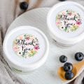 Miniatyrbillede 3 af 5: 3X500 stk. julemærker rulle?etiketter blomst tak tak bagning cookies dessert bryllup varer&