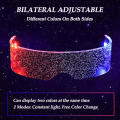 Miniatyrbilde 5 av 5: Lysende Briller, LED Lysende Briller, Cyberpunk LED Briller, F