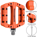 Pikkukuva 3 / 5: Nylon-poljimet parit 12*10.5cm maantiepyörä 3 laakeria Anti-S