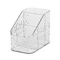 Miniatyrbillede 1 af 5: Klar Makeup Opbevaringsboks Kosmetik Organizer med Vandbølge Tekstur Åbent Design Nem Adgang Opdelt Opbevaringsboks til Hjemmekontor Soveværelse Kollegium 3Grids