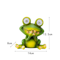 Miniatyrbilde 2 av 4: ##/1 stk utendørs hage solbelyst frosk ornament, hage##/