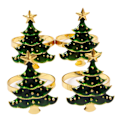 Miniatyrbilde 3 av 3: ##/Stykke Kreative Serviettringer - Pentagram Julerknapper, Unike##/