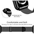 Pikkukuva 1 / 5: Ranneke sopii Apple Watch -rannekkeille 42 mm, 44 mm ja 45 mm