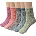 Miniatyrbild 1 av 6: ##/5 Par Damsockor i Ull, Tjocka Vintersockor för Dam, Damsockor##/