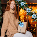 Miniatyrbild 5 av 6: ##/(Blå) 45 stycken julstjärnor med glitter##/