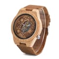 ##/Kvartsur & premium träklocka i naturträ analog herrur 1 styck##/
