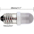 Miniatyrbillede 3 af 3: 10 stk. E10 12v Spot LED Pærer Varm Hvid