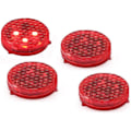 Miniatyrbillede 2 af 5: 4 Pak Universal Anti-Kollision Bil Dør Alarm LED Sikkerhedslys