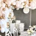 Miniatyrbillede 3 af 5: Hvid Ballonbue Garland Kit, 124 stk Hvid Guld Konfetti Latex