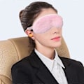 Miniatyrbild 4 av 5: 4 st Plysch Ögonmask Mjuk Fluffig Plysch Ögonmask Sovmask Justerbar För Barn Vuxna Kvinnor