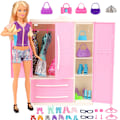 Pikkukuva 5 / 5: ##/Vaatekaappi + vaatevarusteet 30 osan setti, barbie-nukelle##/