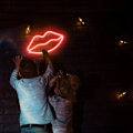 Miniatyrbild 4 av 5: Neonljusskylt Neonljus Väggdekor Neonljus för Sovrum Batteri