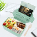 Miniatyrbilde 5 av 5: Lunsjboks, 1400ml Bento Lunsjboks for Voksne og Barn, Lunsj Con