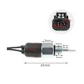 Miniatyrbillede 4 af 5: 32005-21u1b 3200521u1b Baklyskontakt til 240sx Pickup 300zx D21 200sx