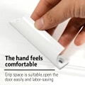 Miniatyrbillede 1 af 5: 2 stk. (Hvid) Aluminium Legering Greb - Skydedørsgreb - Balkon