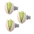 Miniatyrbillede 1 af 5: 3 stk. Hårnåle til piger Imitation Nødde Dekor Hårspænder Enhåndsbetjening Realistisk Nøddeformet Hårnål Madinspireret Design Hårtilbehør A