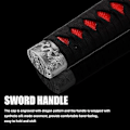 Miniatyrbilde 3 av 5: Girskifte-knapp Samurai-sverd Universal Passform Kompatibel med
