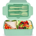 Miniatyrbilde 2 av 5: Lunsjboks, 1400ml Bento Lunsjboks for Voksne og Barn, Lunsj Con