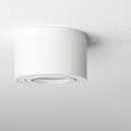 Miniatyrbilde 1 av 5: Ultra-flatt innfelt spotlight - justerbar, i matt hvit