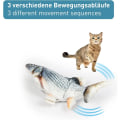Miniatyrbild 4 av 5: Interaktiv Elektronisk Fiskleksak för Katter - Mjuk Elektrisk Kattleksak