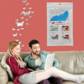 Miniatyrbillede 1 af 5: Sommerfugl Spejl Vægstickers, 30 stk Akryl 3D Vægsticker
