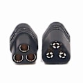 Miniatyrbillede 5 af 5: Amass MT60 Tre-hullers Stikforbindelse Sort Han & Hun 1 Par