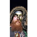 Miniatyrbild 5 av 5: (svart) Vintage Maskeradmask Fantom Operan Enögd Hal