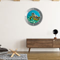 Miniatyrbild 2 av 4: ##/3D Ubåt-lucka väggdekal - Sköldpadda (Diameter: 29cm), Wal##/