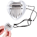Miniatyrbillede 2 af 5: 1 Styk (Klar Hjerte) 8-Tast Kalimba, Limba, Børneinstrument