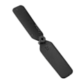 Miniatyrbillede 5 af 5: 5 stk. 2,5 tommer 2-bladet propel reservedel til Eachine Mini F22 Raptor 260mm / Mini F16 Falcon 365mm