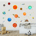 Miniatyrbild 5 av 5: Planet Star Väggdekaler Barnrum Heminredning Vägg D