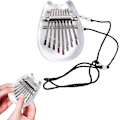 Miniatyrbild 2 av 4: 1 Styck (Klar Kattunge) 8-Tangs Kalimba, Limba, Barninstrument
