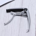 Miniatyrbilde 2 av 5: Gitar-Capo i sinklegering (sølv), Metall-Capo, Ukulele-Klips, Tommel