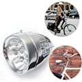 Pikkukuva 5 / 5: Vintage 7 LED -polkupyörän ajovalo, retro polkupyörän etuvalo, naarmuuntumaton kiinnikkeellä