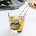 Miniatyrbilde 4 av 4: Te-infuser Håndtak Te-kule Sfære Mesh Te-sil Kaffe Urte Krydder Filter Diffuser Kjøkkenredskap
