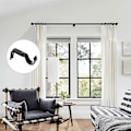 Miniatyrbild 3 av 5: ##/Justerbara Gardinstångsbeslag, 4-pack Gardinstångsbeslag##/