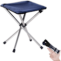 Miniatyrbillede 1 af 5: Campingstol, Lille Foldbar Stol, 13,8\" Letvægts Foldbar Stol