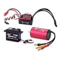 Miniatyrbild 1 av 5: Surpass Hobby KK 2440 4600kv Borstlös Motor 35A Borstlös ESC 3KG Digital Servo Borstlös Set för 1