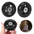 2-pack Ersättningshjul för Resväska Gummi Svängbara Hjul Lager Reparationskit A 70mm*24mm