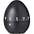 Miniatyrbillede 2 af 5: Lotde 4 Sort Ægformet Mekanisk Timer